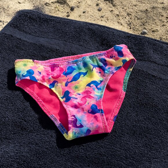 wonder nation Mermaid Bikini Bottom Multicolor Size Large 10-12 - Picture 1 of 7